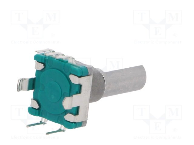 Enkoders, 15imp/revol., 11.7x12, L=20mm, metāla rokturis D=6mm, vertīkals, bez spiedpogas, bez vītnes