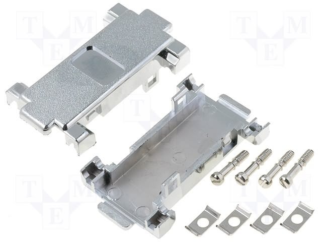 9pin(15pin HD) D-Sub / 9pin D-Sub, plastmasas korpuss, 33x16x53mm