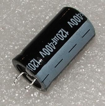 120/400V, 105C, Ø20x35mm, ±20%, Kondensators elektrolītisks, 2000h, JAMICON, SNAP-IN