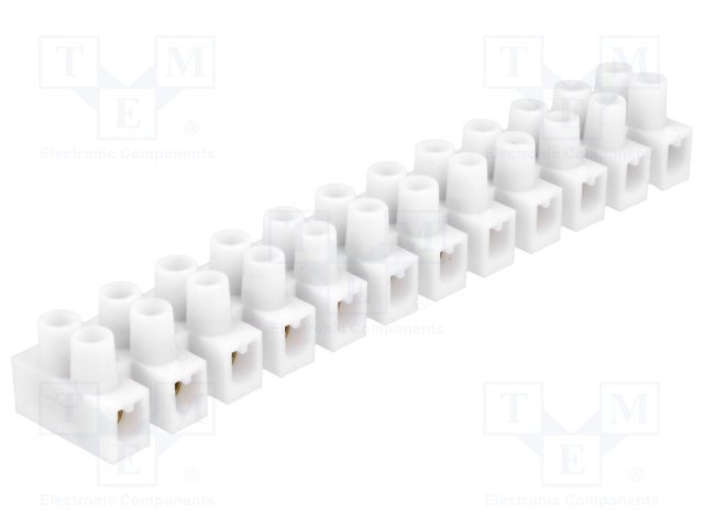 Kabeļa savienotājs 12pin, 4.0mm2, 32A, 380V, 115.3x18.7x15.6mm