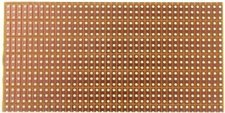 Maketēšanas plate 50x100mm ar 741 caurumiem, getinaks, 1.5mm