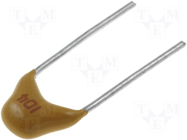 100nF, 50V, Y5V, -80...22%, kondensators monolitu