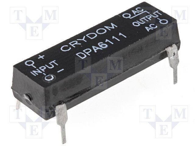 DPA6111 Pusvadītāju relejs Uspol=3.5-10VDC, 1A, 20-280VAC, Series: DPA