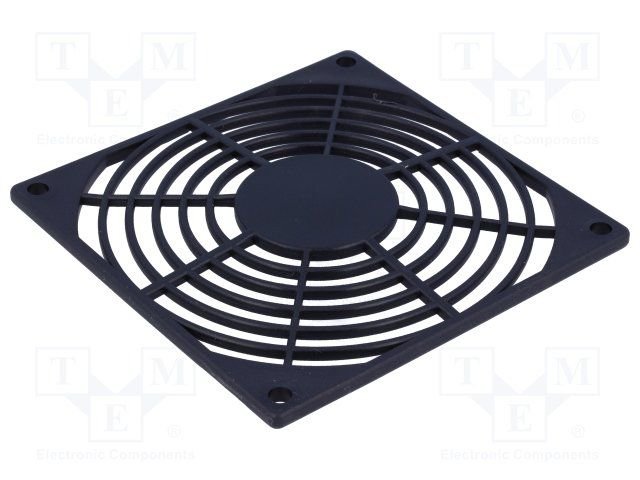 Aizsardzības režģis ventilatoram, 90x90mm, plastmasas