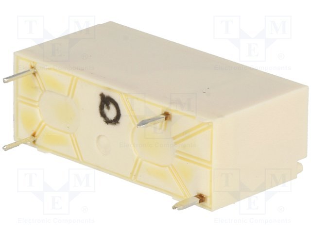 Relejs DC9V, SPST-NO, 10A/240VAC, 10A/30VDC, 360Ω(24.7mA), viens kontakts uz saslēgšanu, 28x10x16.2mm, ZETTLER