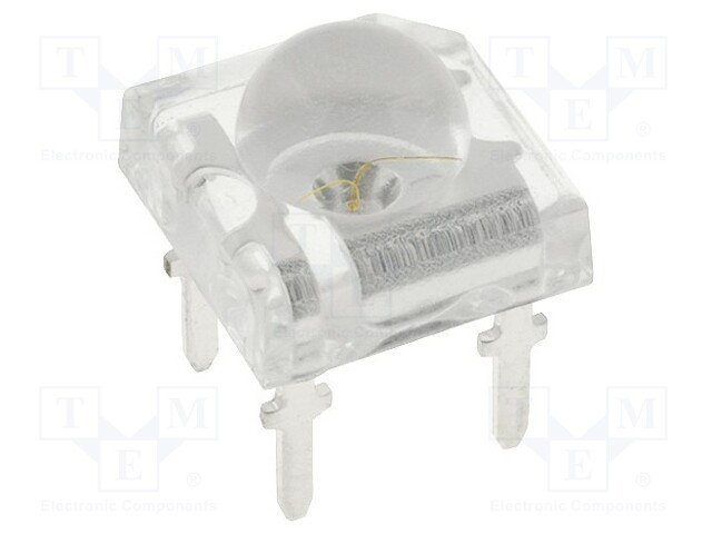 7x7mm, zila, superflux, 5800...7000mcd, 30°, 2.9...3.6V/30mA, 465-475nm, gaismas diode