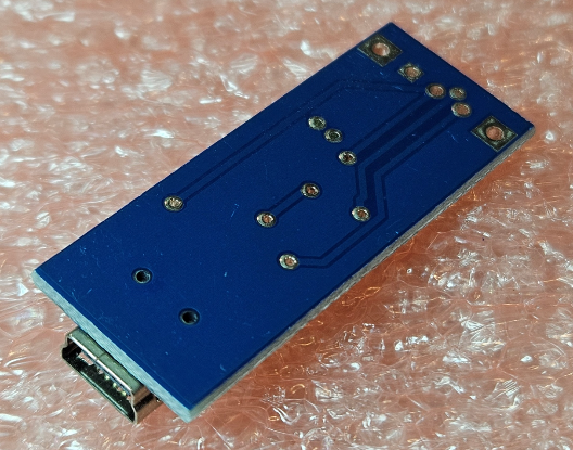 Modulis: Li-po/li-ion uzlādēšanas ierīce, 1 baterija, TP4056, 4.2VDC, 1A, miniUSB-B, 39x15x6mm