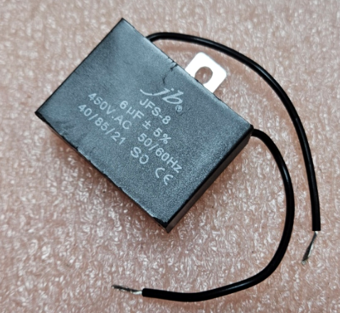 6.0/450VAC, 47x22x35mm, 3000h, polipropelena kondensators dzinējiem, Jb Capacitors