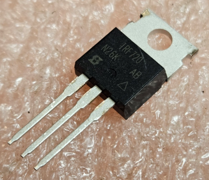 IRF720 Tranzistors N-FET, 400V, 3.3A, 50W, 1R8, TO-220