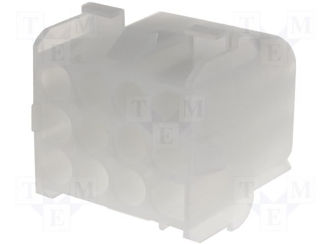 12pin(3x4), korpuss kontaktam "mama", 6.35x6.35mm, NLS serija, taisns