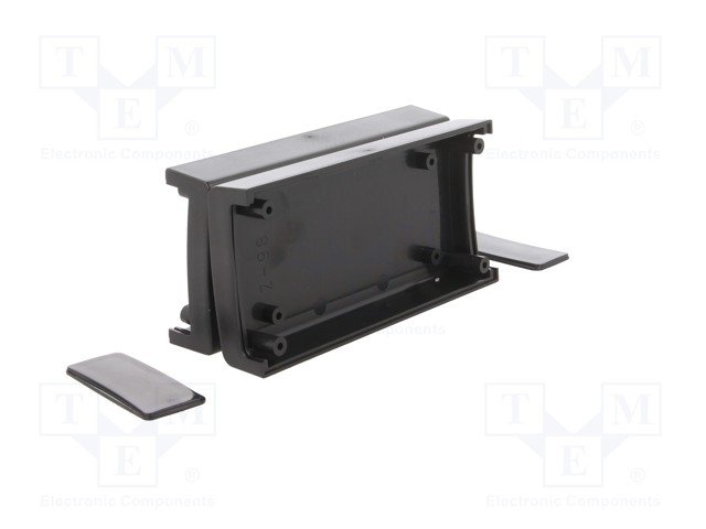 Plastmasas korpuss, 60x120x40mm, IP53, ABS, melnā krasa