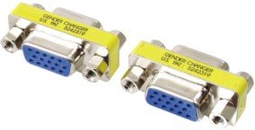 VGA ligzda uz VGA ligzda, savienotājs