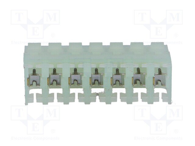 7pin, štekers/mama uz vadam, IDC, solis=3.96mm, 18AWG, 0.8mm², 300V/8A, CE156