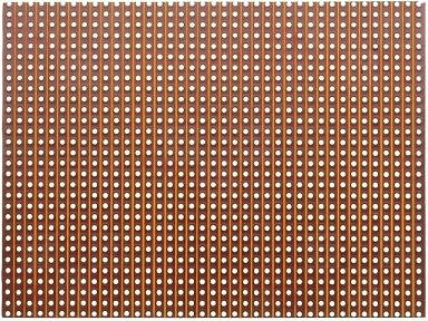 Maketēšanas plate 75x100mm caurumiem, getinaks, kontakti ir savienoti līnijā, solis 2.54mm, 1.6mm