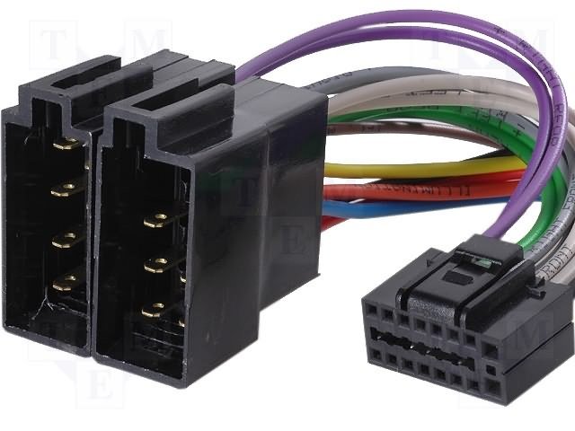 ZRS-138 štekers VDO MR600/Clarion VRX633 auto savienotājvads