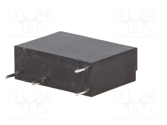 Relejs DC12V, SPST-NO, 5A/250VAC, 3A/30VDC, 720R(16.7mA), viens kontakts uz saslēgšanu, 20.5x7.2x15.3mm, OMRON