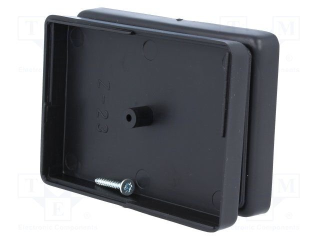 Plastmasas korpuss, 59x84x30mm, ABS, melnā krasa