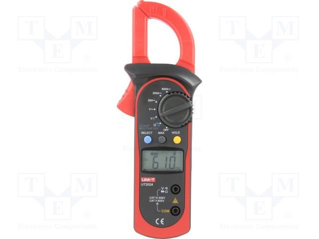UT202A AC digital clamp meter, Pēc iepriekšēja pasūtījuma