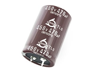 470/450V, 105C, Ø30x45mm, ±20%,Kondensators elektrolītisks, 3000h, SamYoung Electronics, SNAP-IN