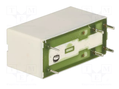 Relejs DC24V, SPST-NO, 16A/250VAC, 16A/24VDC, 1440Ω(16.6mA), viens kontakts uz pārslēgšanu, AgSnO2, 29x12.7x15.7mm, RELPOL