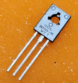BD135-16 Tranzistors NPN, 45V, 1.5A, 12.5W, >50MHz, TO-126