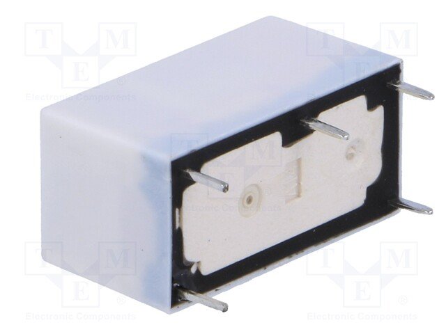 Relejs DC24V, SPDT, 5A/250VAC, 5A/30VDC, 2.88k(8.3mA), IP64, viens kontakts uz pārslēgšanu, 20x10.7x10mm, RELPOL