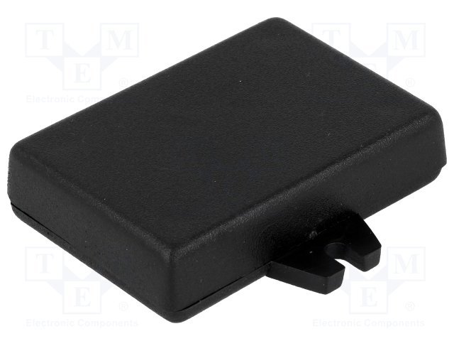 Plastmasas korpuss, 47x66x16mm, ABS, melnā krasa, ar piestiprinājumiem