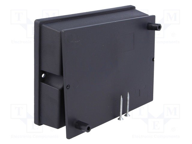 Plastmasas korpuss, 28x93x126mm, polistirens, melnā krasa