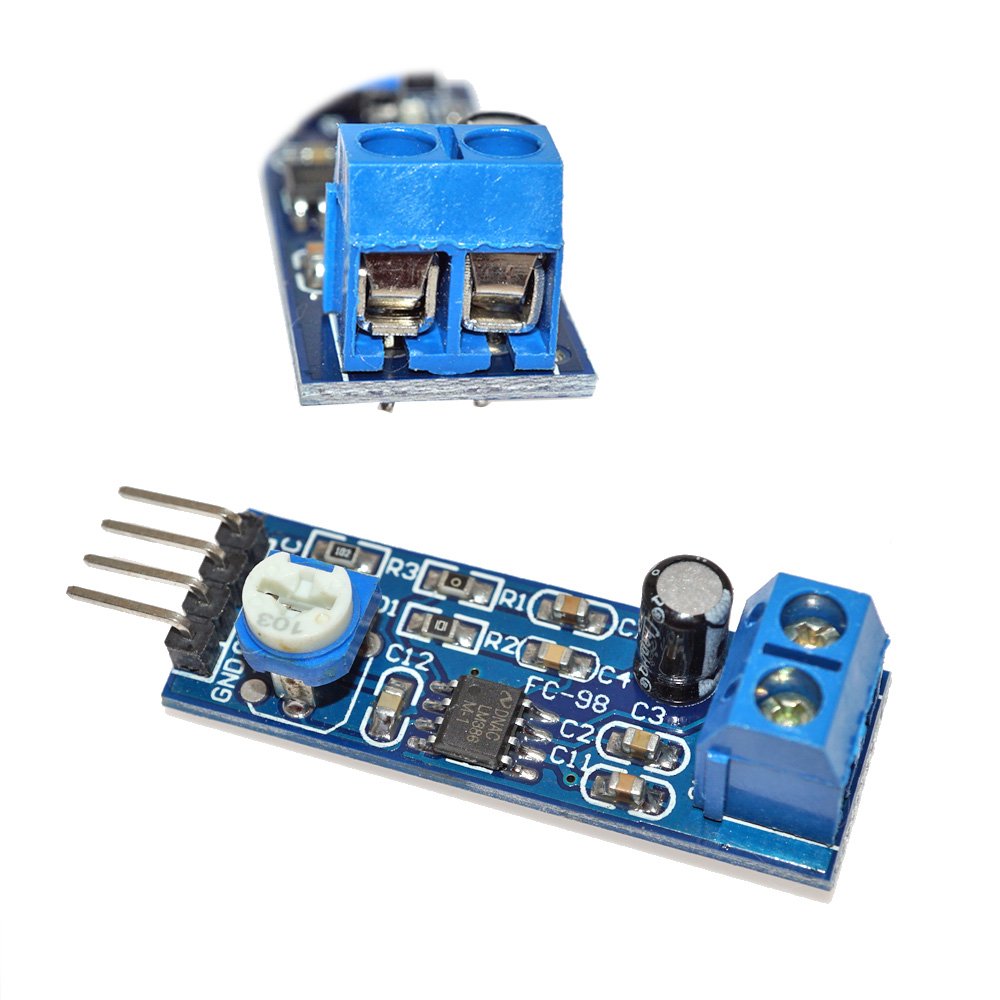 Modulis: audio, jaudas pastiprinātājs, mono, 325mW, 4...12VDC, 13x41mm, LM386