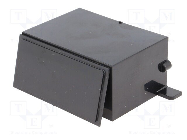 Plastmasas korpuss, 70x35x50mm, ABS, melnā krasa, ar piestiprinājumiem