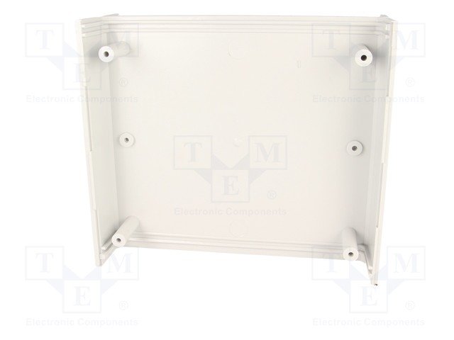 Plastmasas korpuss, 159x140x60mm, ABS, pelēkā krasa