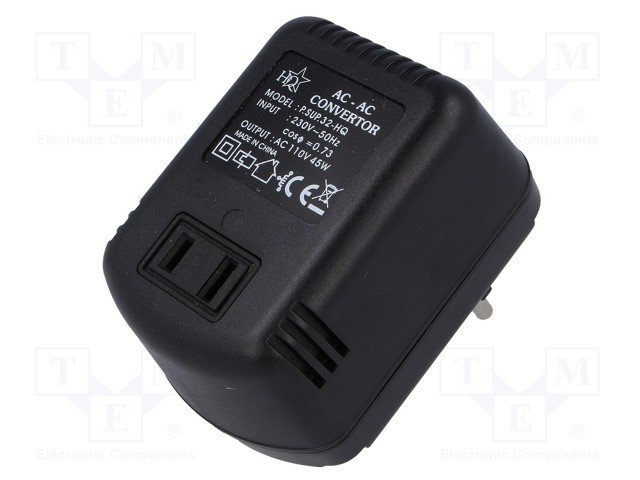 Sprieguma pārveidotājs 220=>110V, 45W