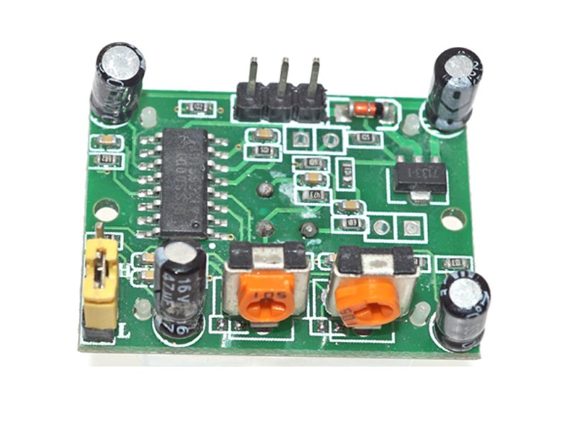 Modulis: Kustības sensors, 32x24mm, 4,5÷20VDC, 100°, -15...+70°C
