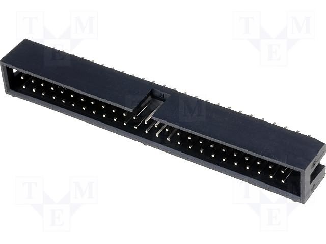 50pin(2x25), IDC, "papa/THT", solis=2.54x2.54mm, taisns