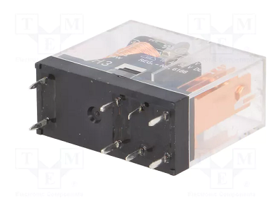 Relejs DC5V, SPDT, 16A/250VAC, 16A/30VDC, 47R(106mA), viens kontakts uz pārslēgšanu, 29x13x25,5mm, OMRON