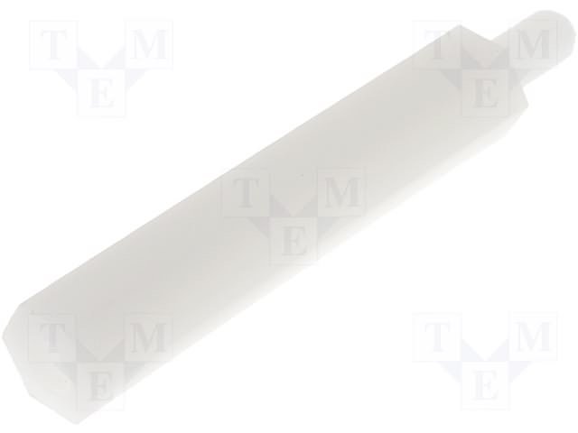 Distancers plastmasas L=30mm, M3 iekšeja vitne- M3 areja vitne