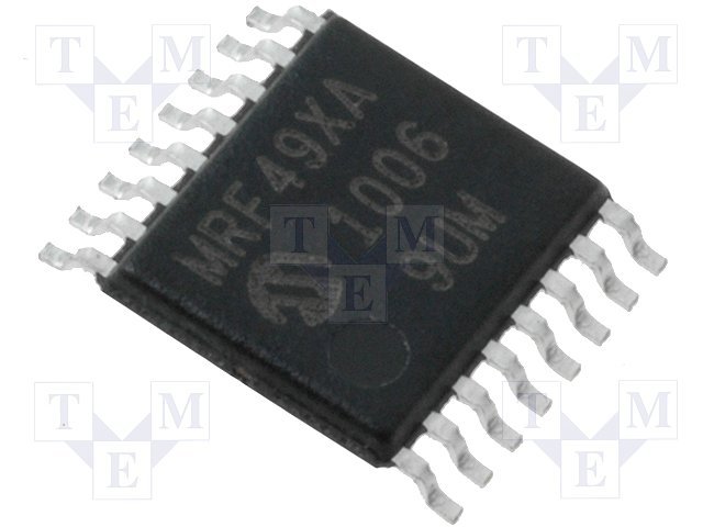 MRF49XA-I/ST Mikroshēma Transceiver, 433/868/915MHz, -110dBm, 2.2÷3.8VDC, TSSOP16
