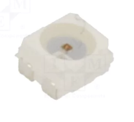 Gaismas diode SMD, sarkans, 3528, PLCC4, 2180...2800mcd, 619...629nm, 2...2.6V/70mA, 3.5x2.8x1.9mm, 120grad., kopējs anods, PLCC4