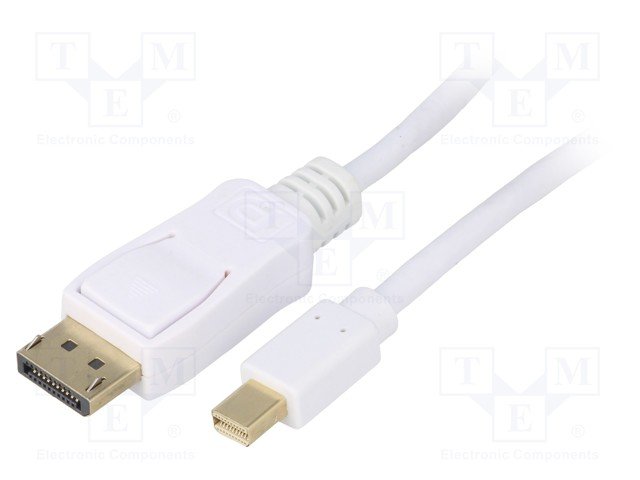 MiniDISPLAYPORT štekers/DISPLAYPORT štekers, Versija 1.1, Vads, 1m