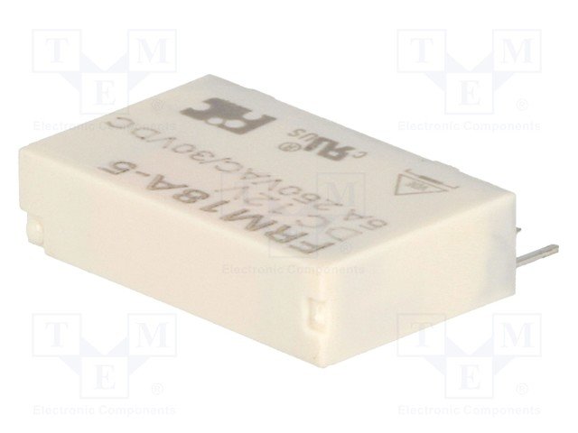 Relejs DC12V, SPDT, 5A/250VAC, 5A/30VDC, 1.2k(10mA), viens kontakts uz saslēgšanu, 20x12.5x5mm, FORWARD INDUSTRIAL CO.