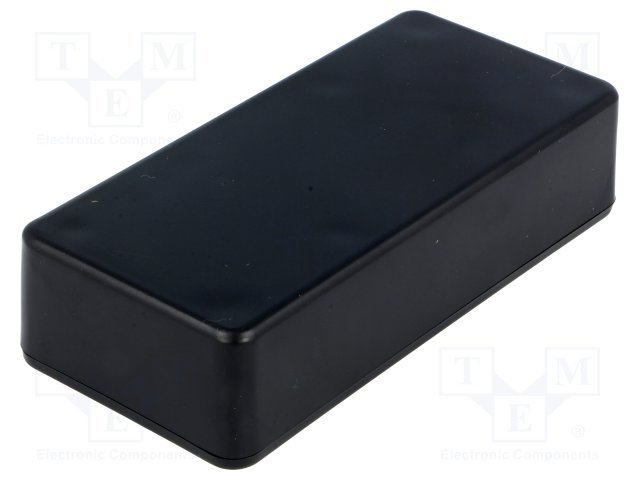 Plastmasas korpuss, 45x95x23mm, ABS, melnā krasa