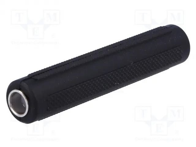 6.35mm ligzda mono uz 6.35mm ligzda mono plastmasas