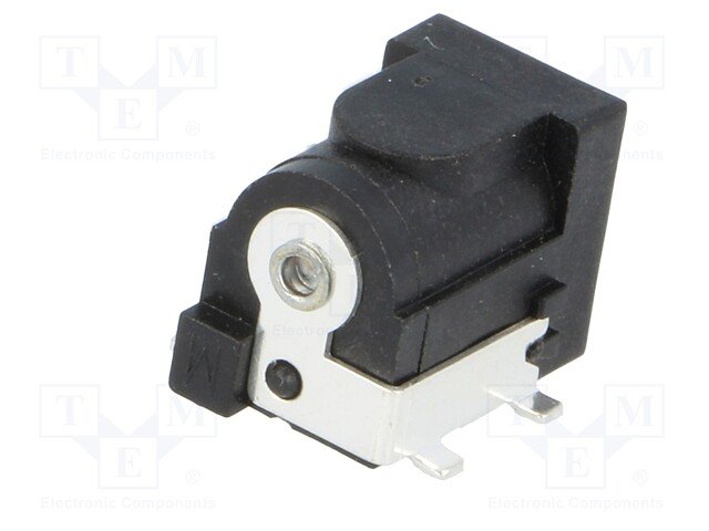 2.1*5.5mm, ligzda, SMD, on/off, 3A/12VDC, NINIGI