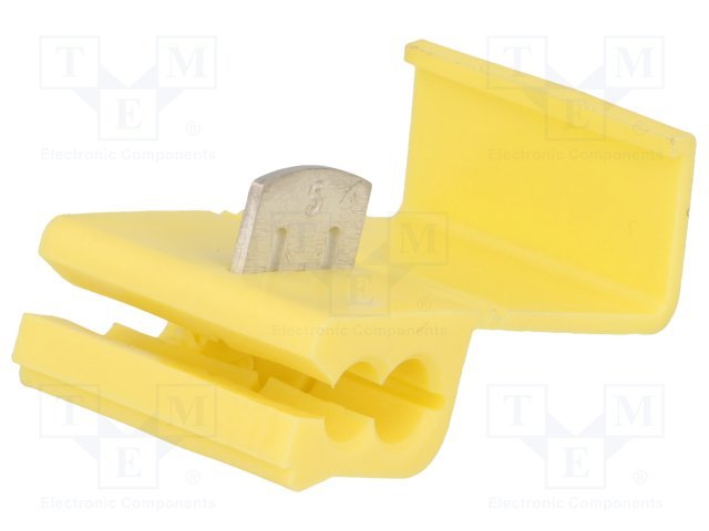 Kabeļa atrs savienotājs, 4...6mm2, IDC, dzeltena krasa