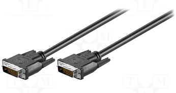DVI štekers/DVI štekers savienotājvads, DVI-D (24+1), 1.8m