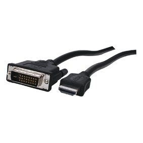 DVI štekers/HDMI štekers savienotājvads, 3m