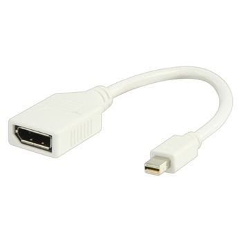MiniDISPLAYPORT štekers/DISPLAYPORT ligzda, pārēja, 0.2m