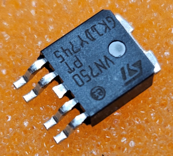 VN750PT-E SMD Mikroshēma High-side driver, 36V, 6A, 60mΩ, TO-252-4L