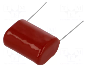 270nF, 630VDC, ±10%, plēves, polipropilēnu kondensators, 15mm, 17x5.4x14.9mm