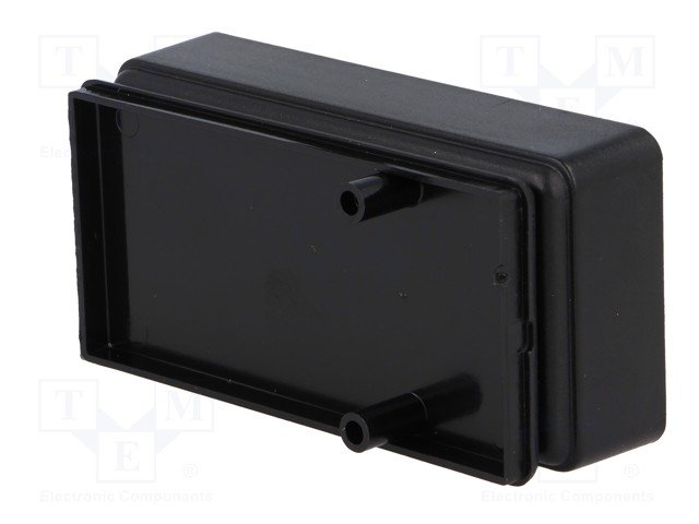 Plastmasas korpuss, 40x78.5x21mm, ABS, melnā krasa